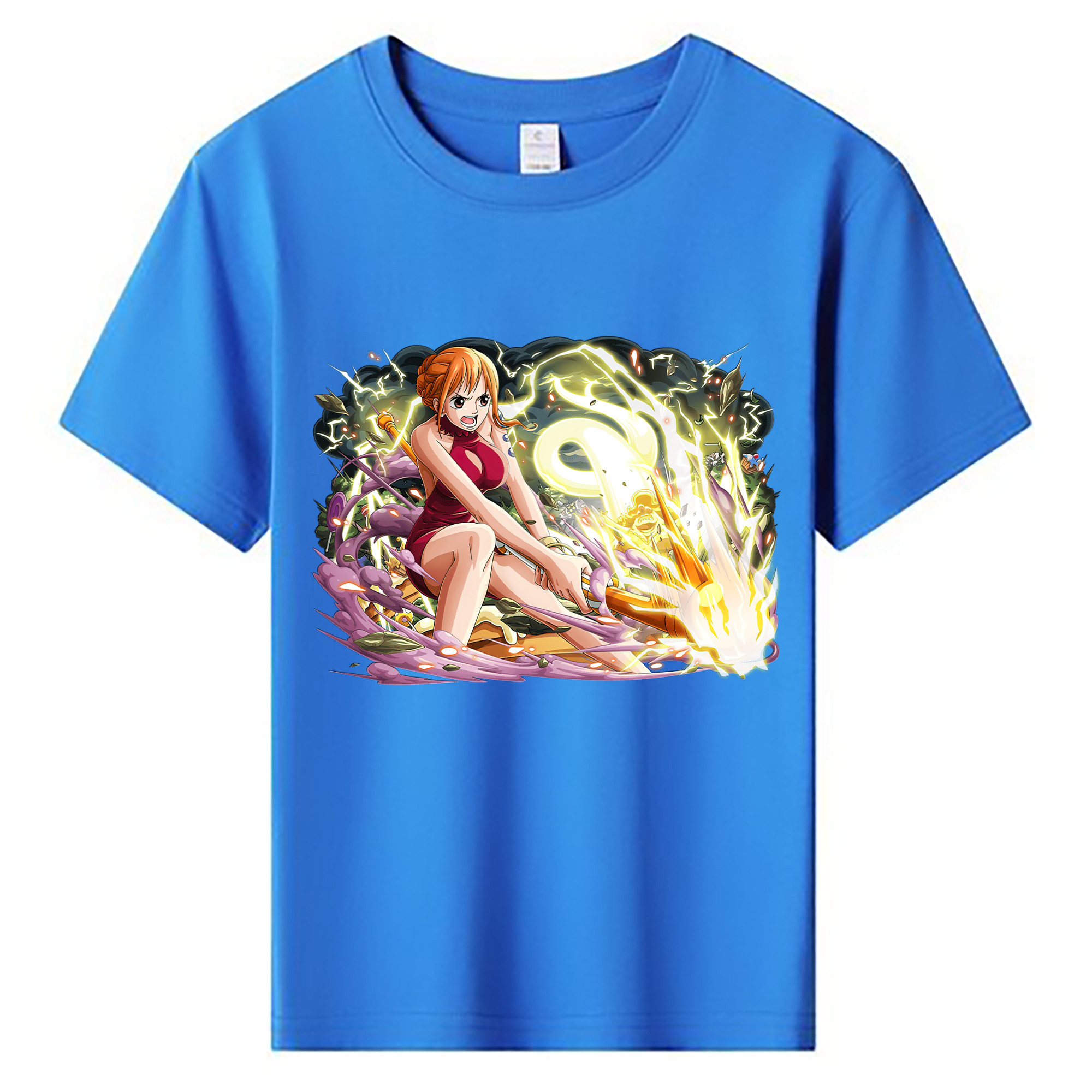 ワンピース ナミ ONE PIECE Nami 綿100％キッズTシャツ（フロントプリント）